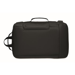 Mochila portátil con asa acolchada y bolsillo lateral